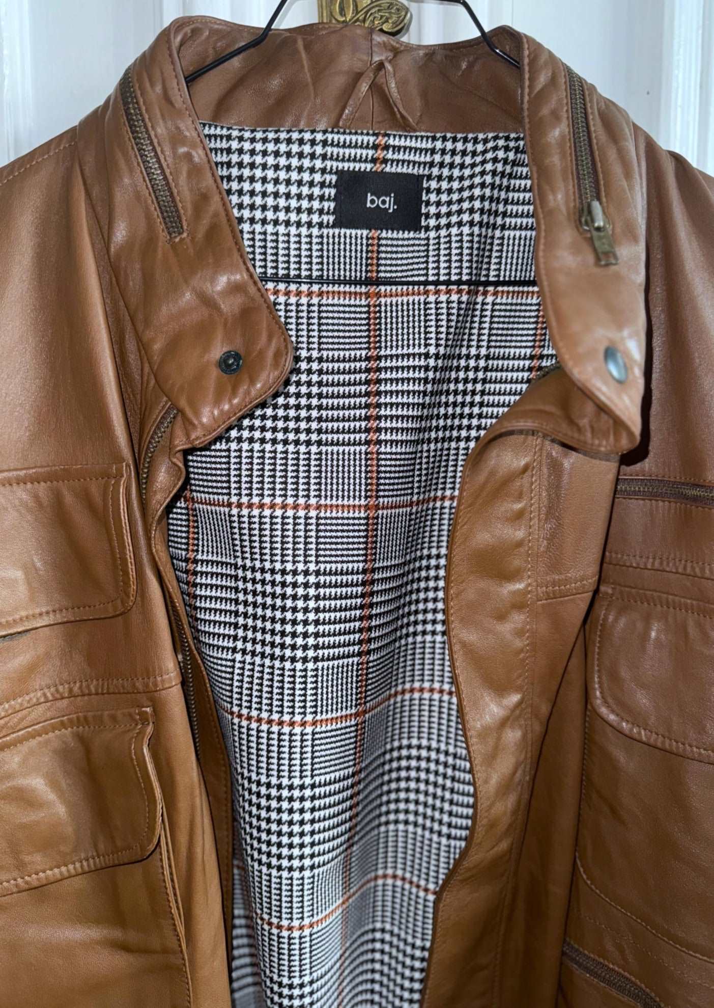 Leather Vest "FISHBOY." - baj.