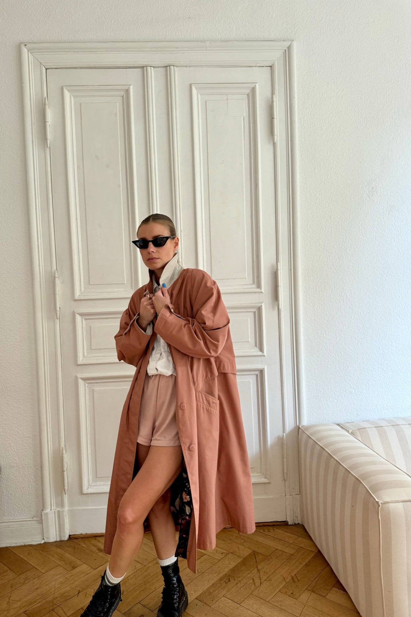 Trench Coat "FLOI." - baj.