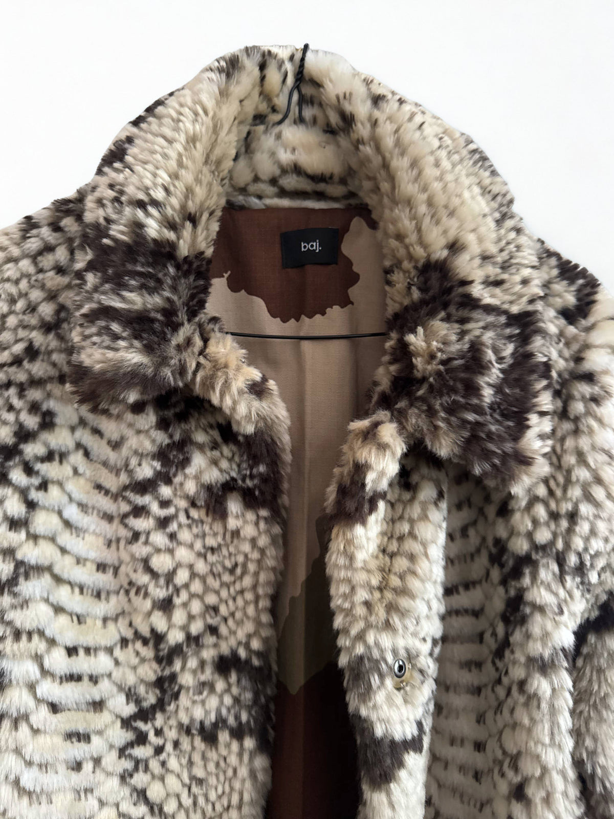 N°019 — Reworked Vintage Faux Fur Jacket