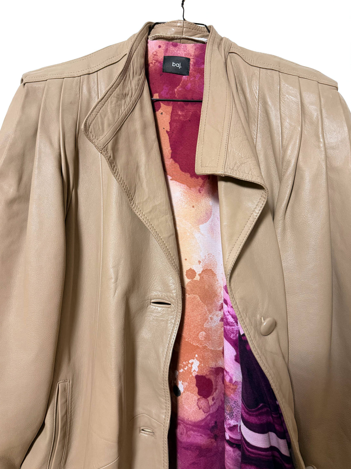 N°038 — Reworked Vintage Oversize Leather Coat