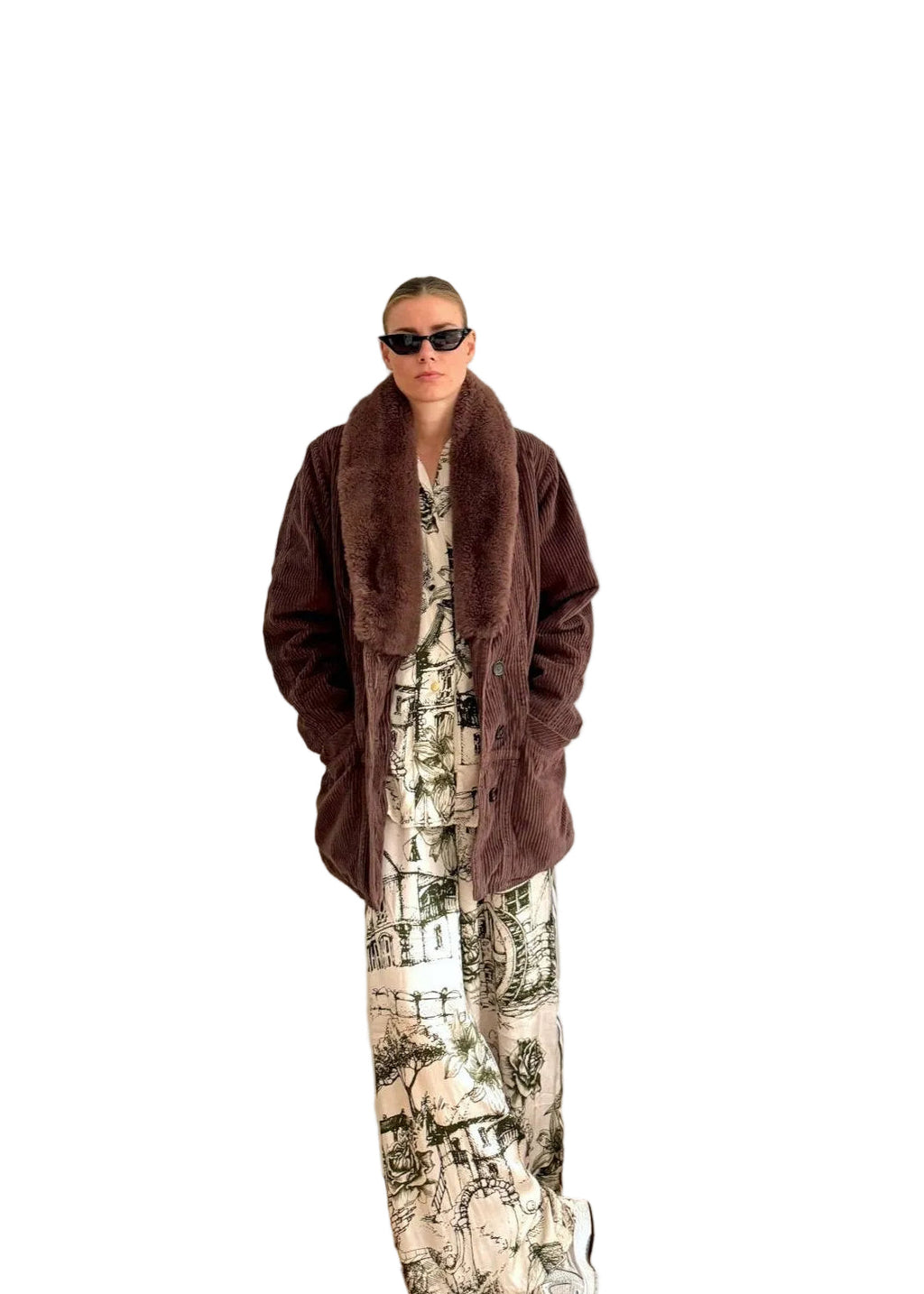 Reworked Vintage Corduroy Jacket - baj.