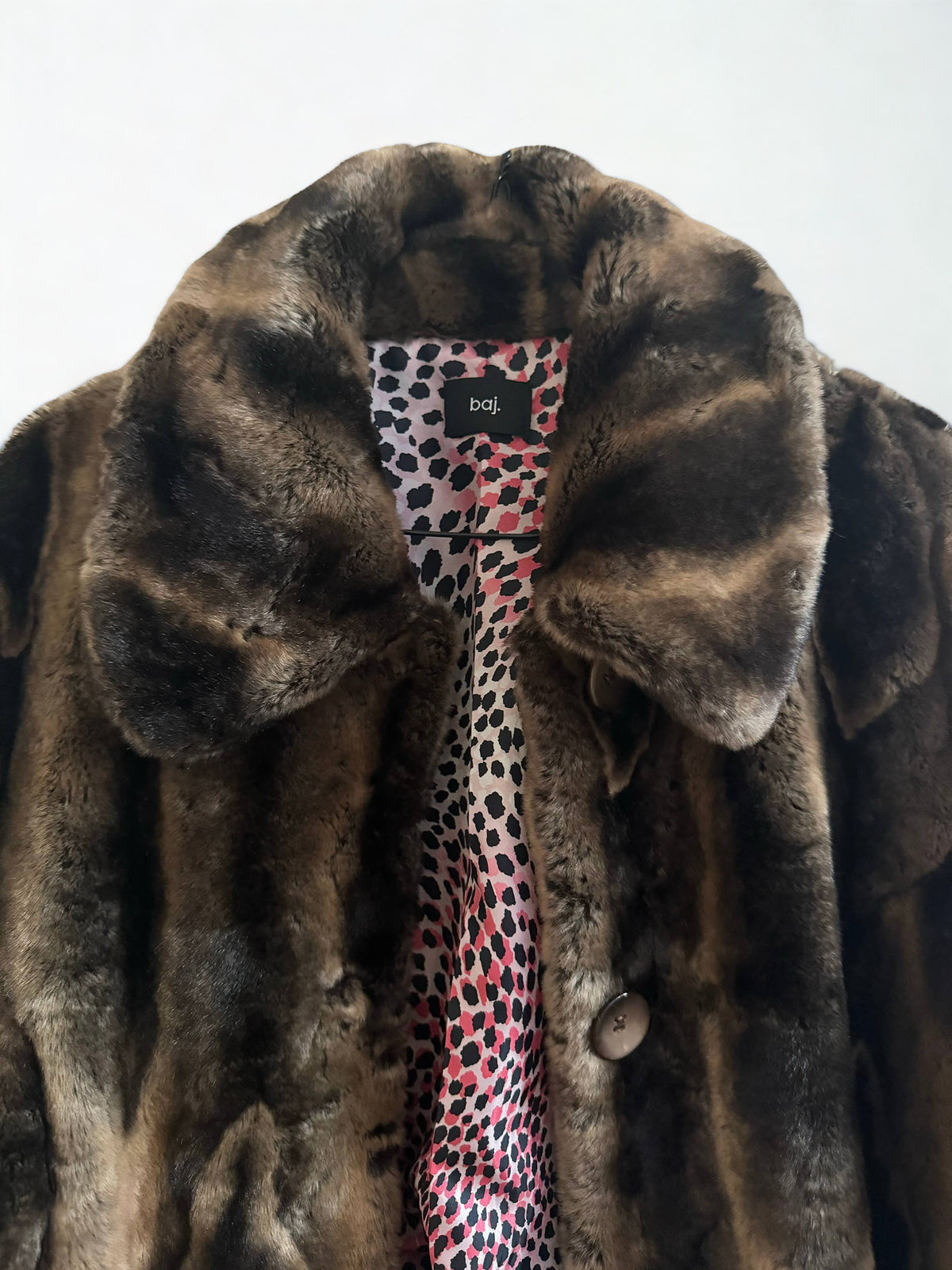 N°014 — Reworked Vintage Faux Fur Jacket