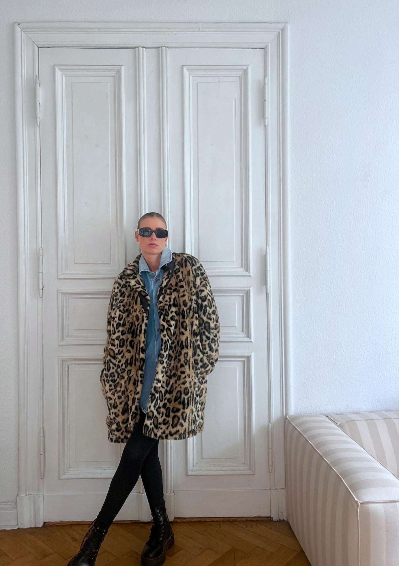 Fake Fur Jacket "LEO." - baj.
