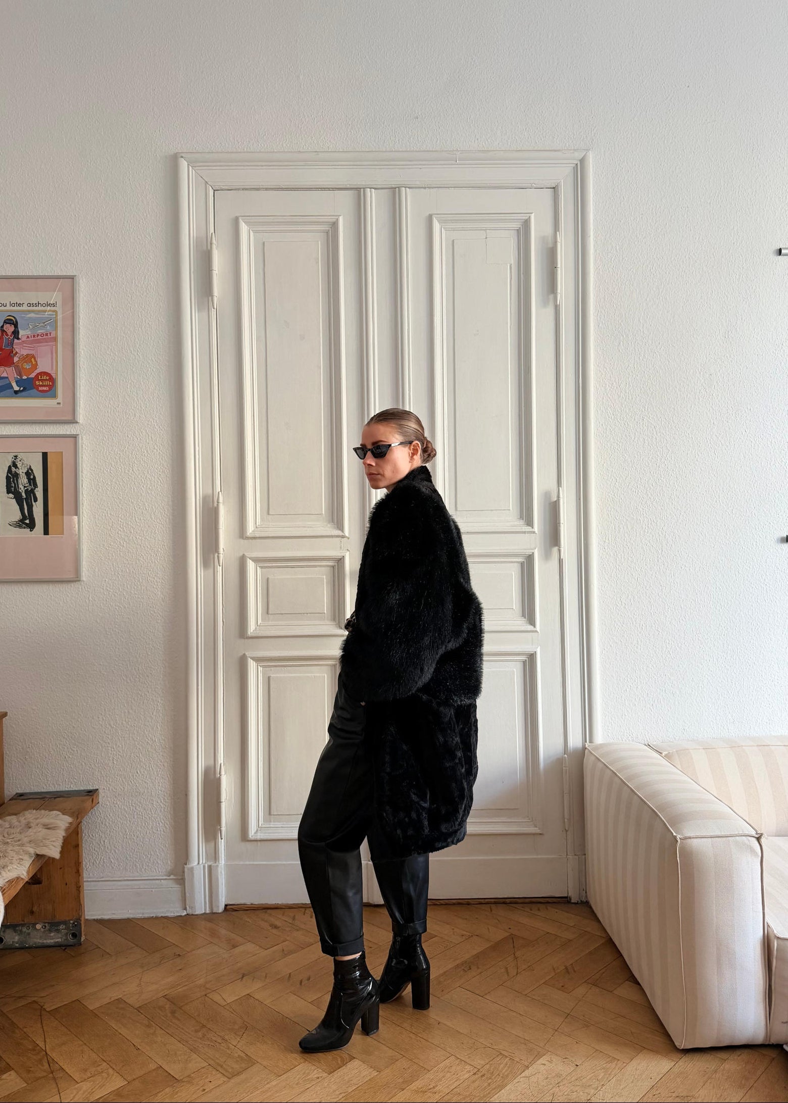 Faux Fur Coat "BO." - baj.