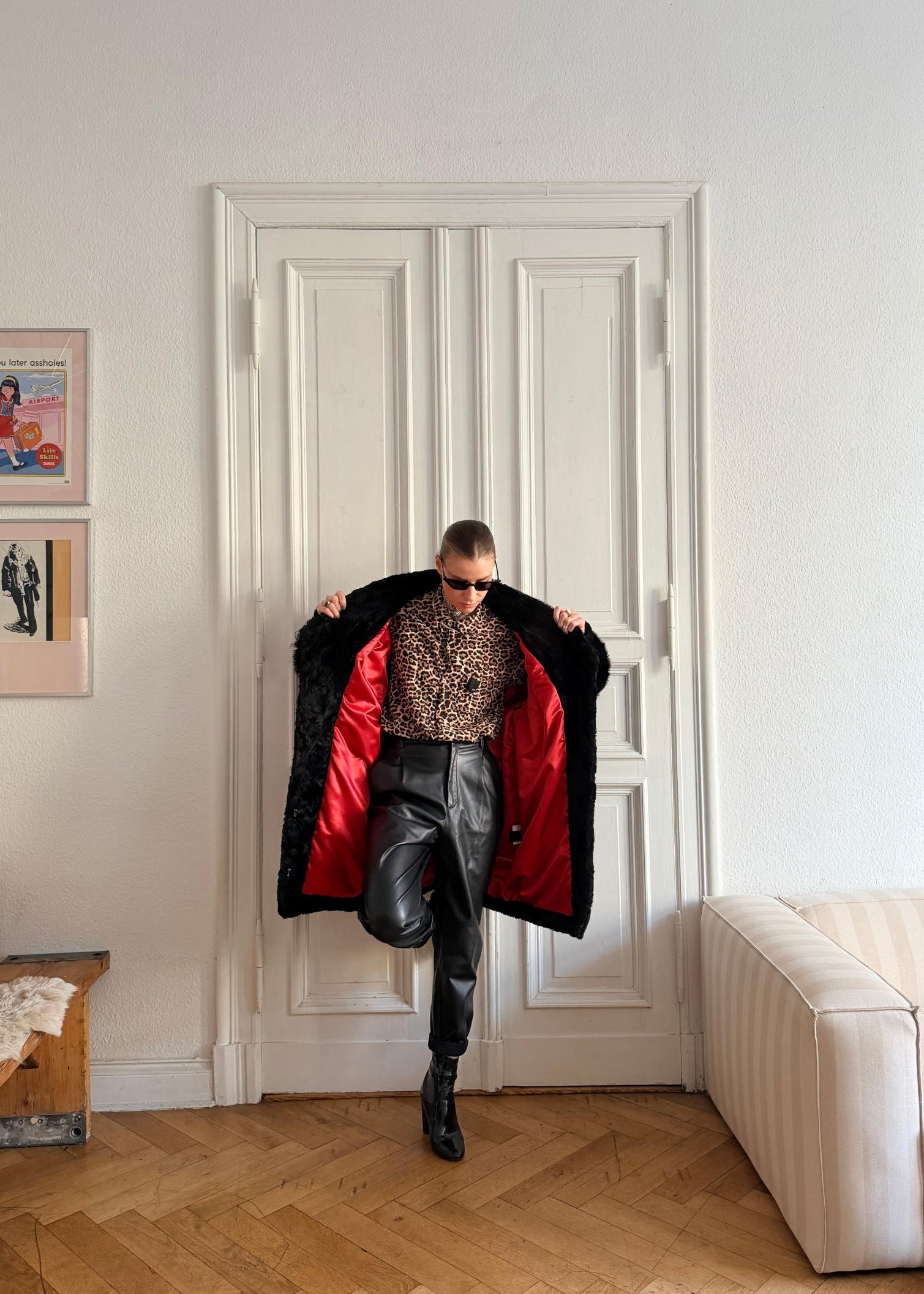 Faux Fur Coat "BO." - baj.