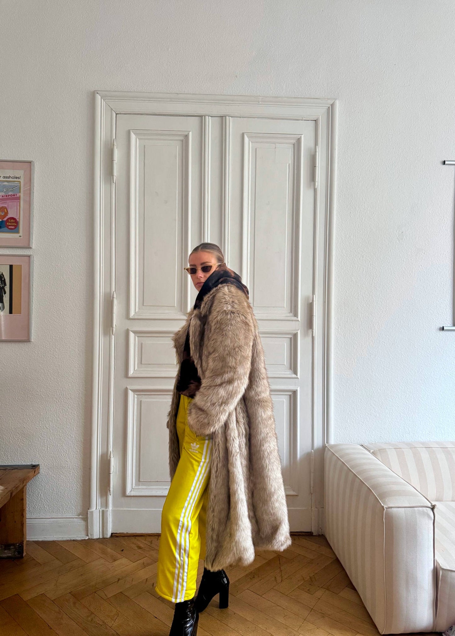 Faux Fur Coat "FLO." - baj.