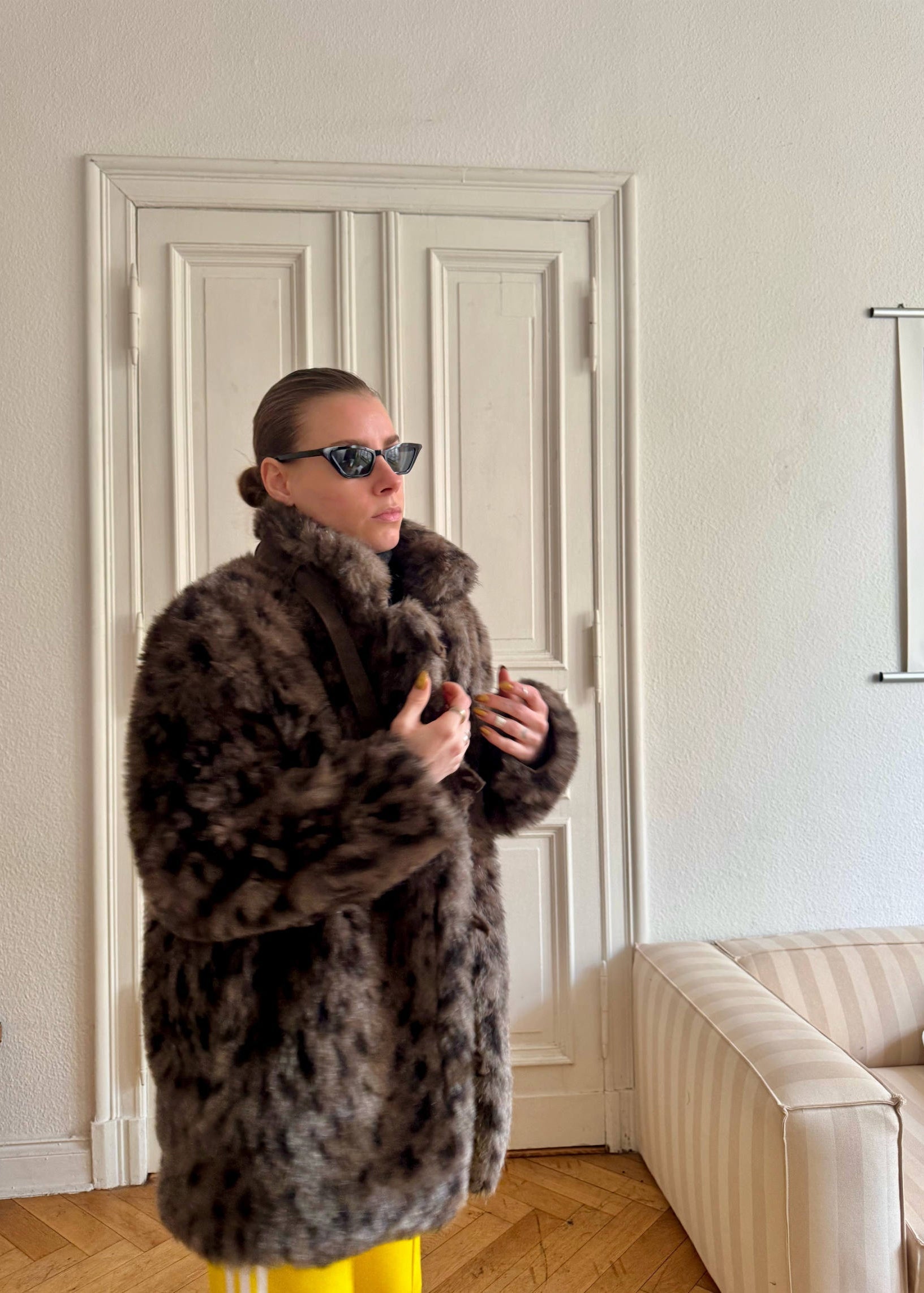 Faux Fur Jacket "GRELO." - baj.