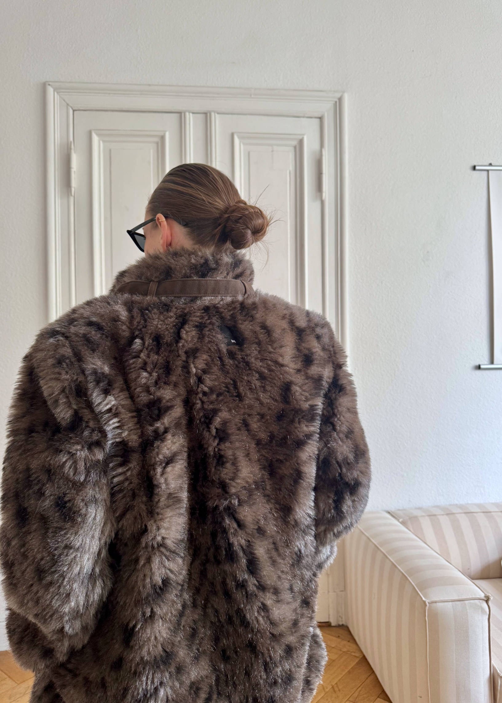 Faux Fur Jacket "GRELO." - baj.