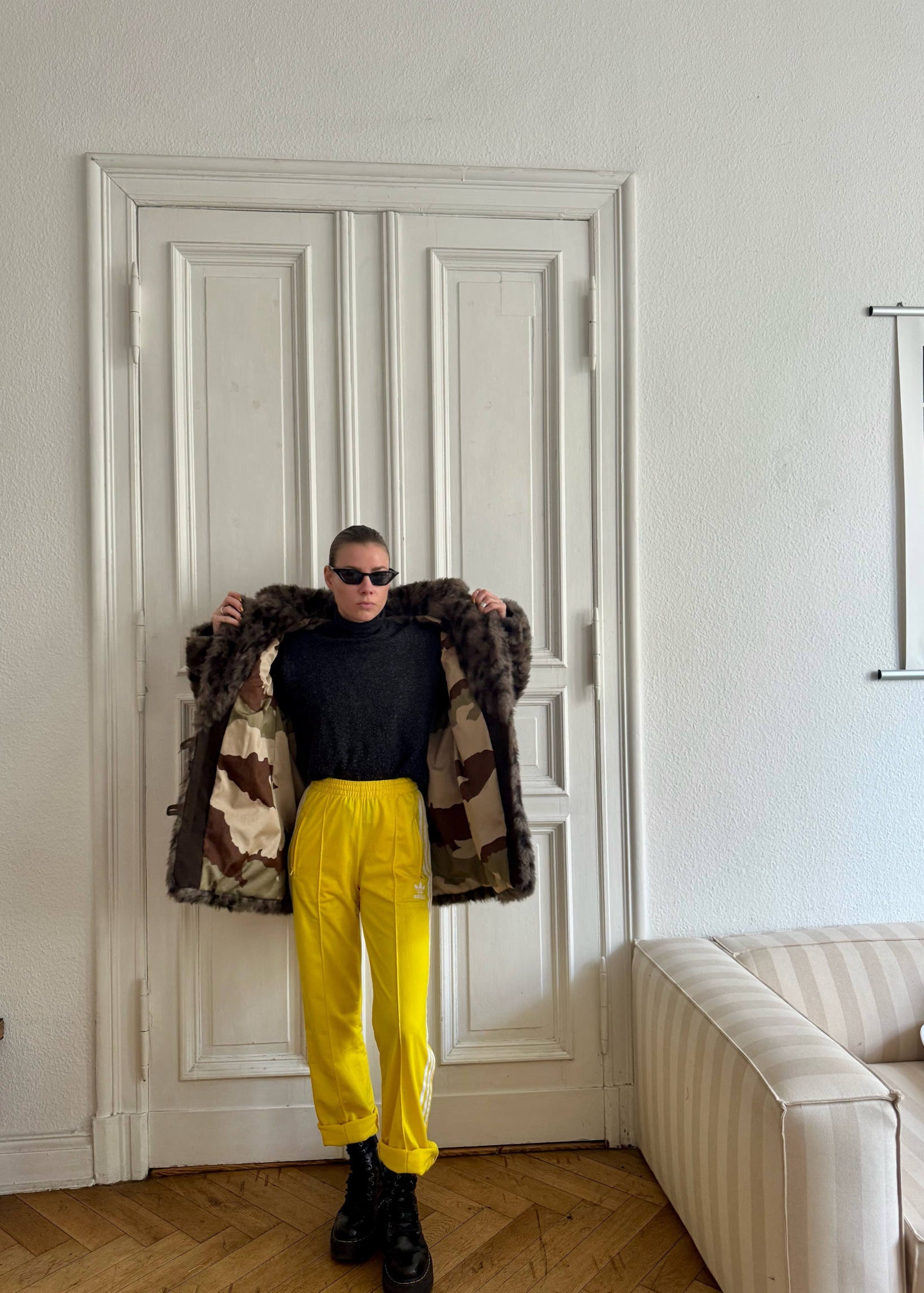 Faux Fur Jacket "GRELO." - baj.