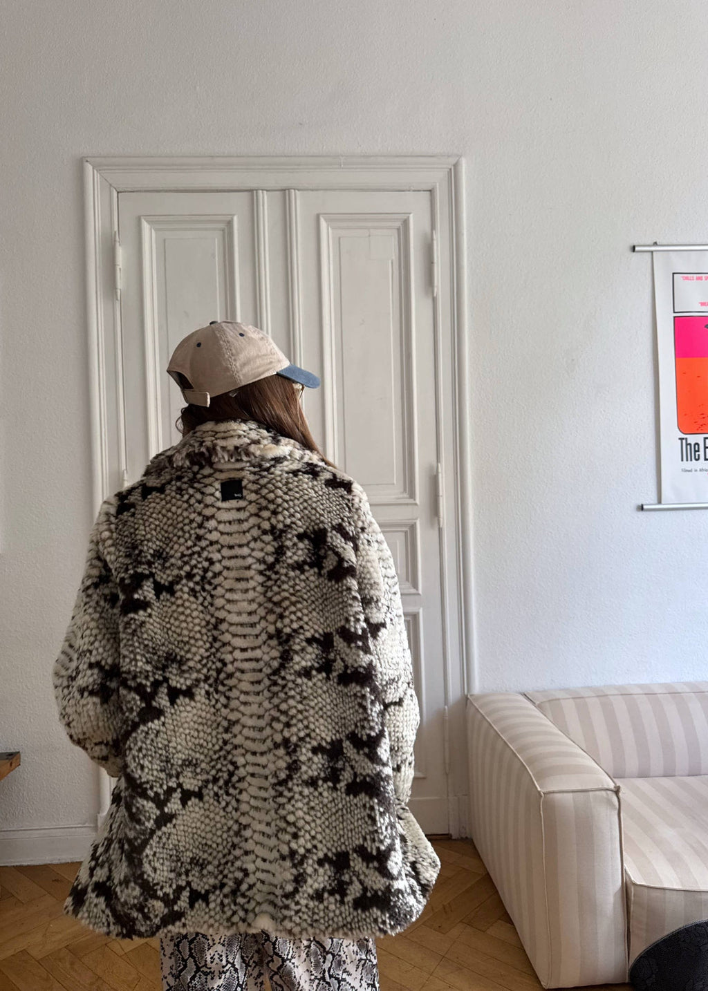 Faux Fur Jacket "SNA." - baj.