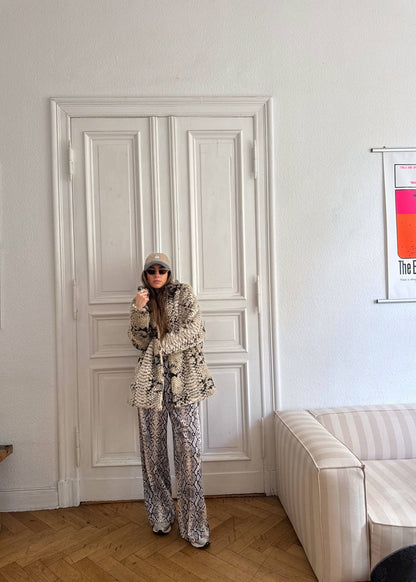 Faux Fur Jacket "SNA." - baj.