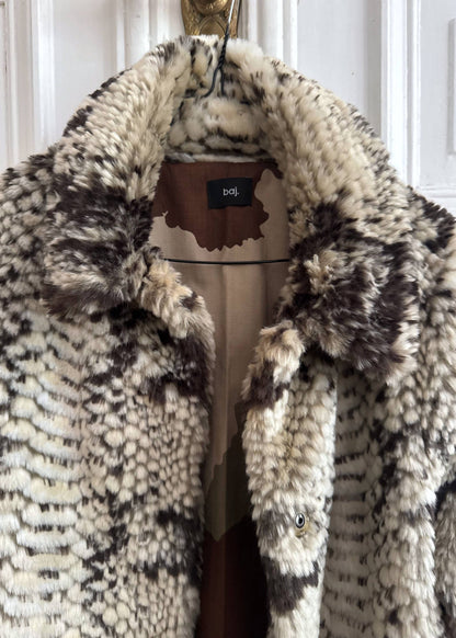 Faux Fur Jacket "SNA." - baj.