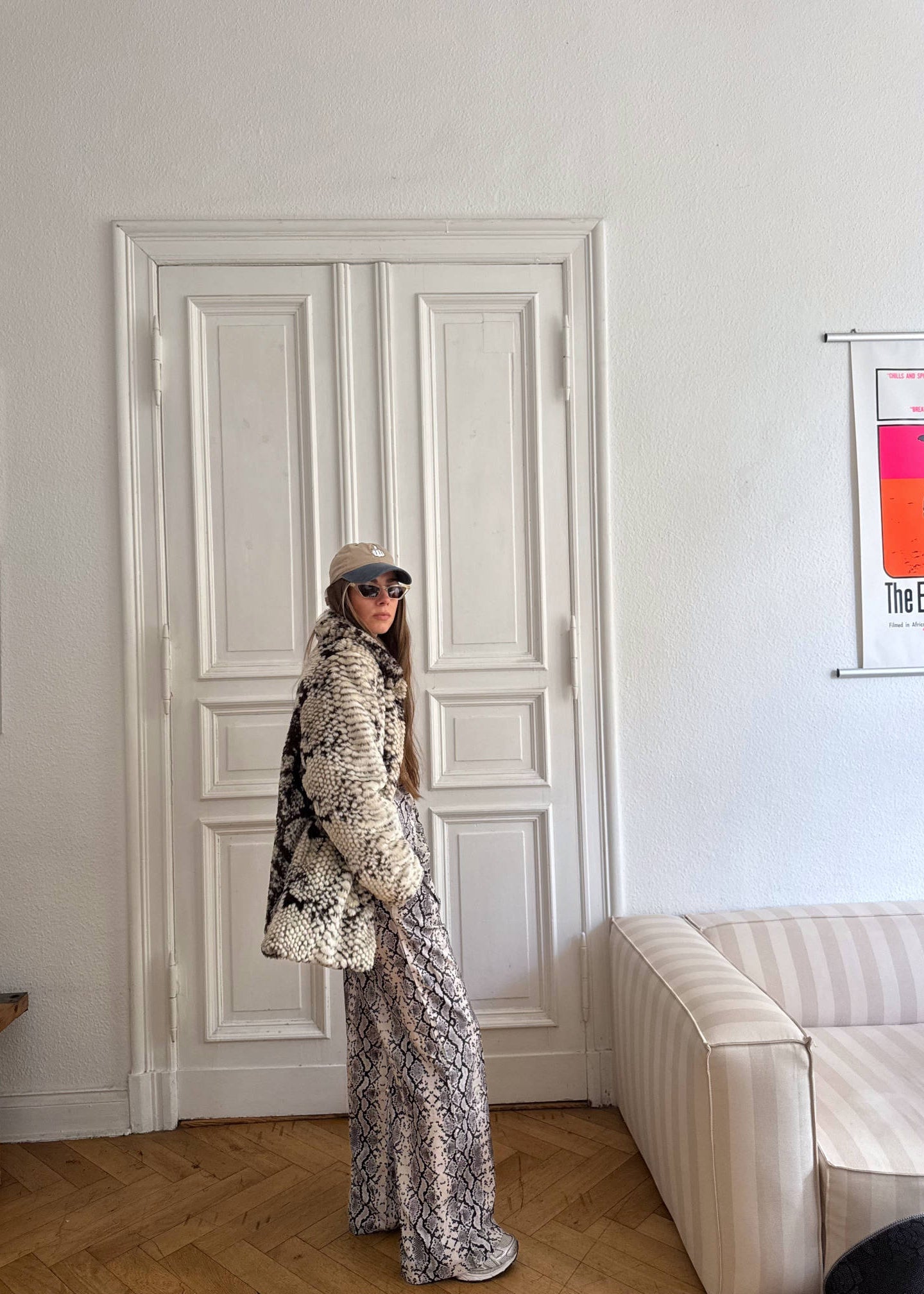 Faux Fur Jacket "SNA." - baj.