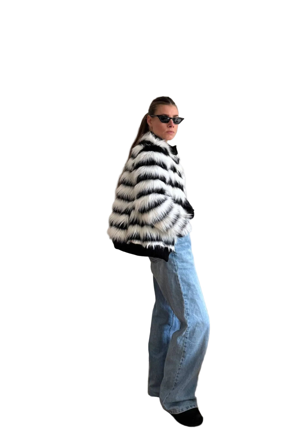 Faux Fur Jacket "WHIB." - baj.