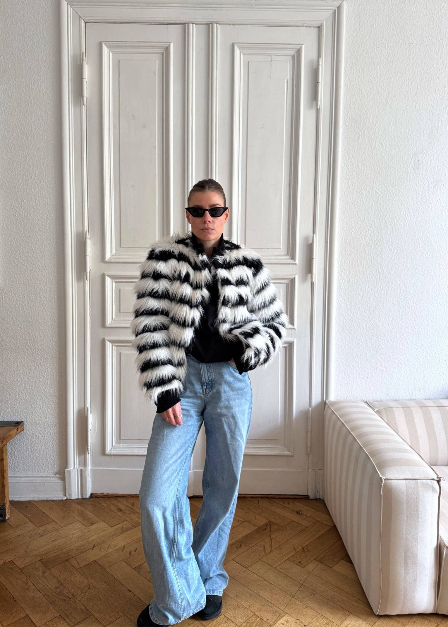 Faux Fur Jacket "WHIB." - baj.