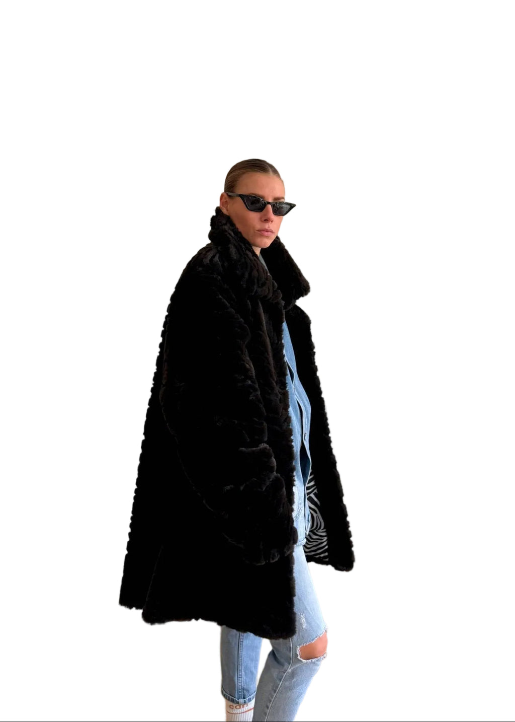 Faux Fur Jacket "ZEFUR." - baj.