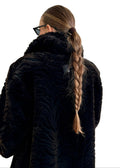 Reworked Vintage Faux Fur Jacket - baj.