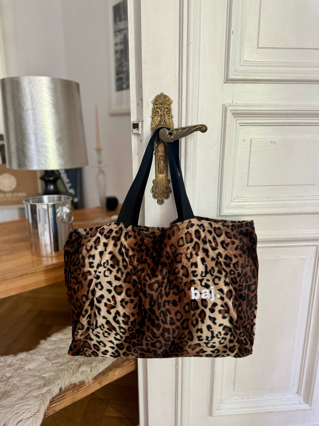 Large Tote Bag "LEOTO." - baj.