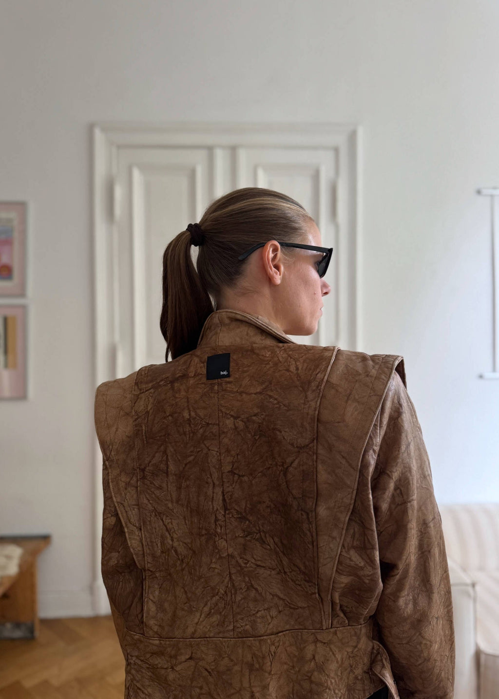 Leather Jacket "CU." - baj.