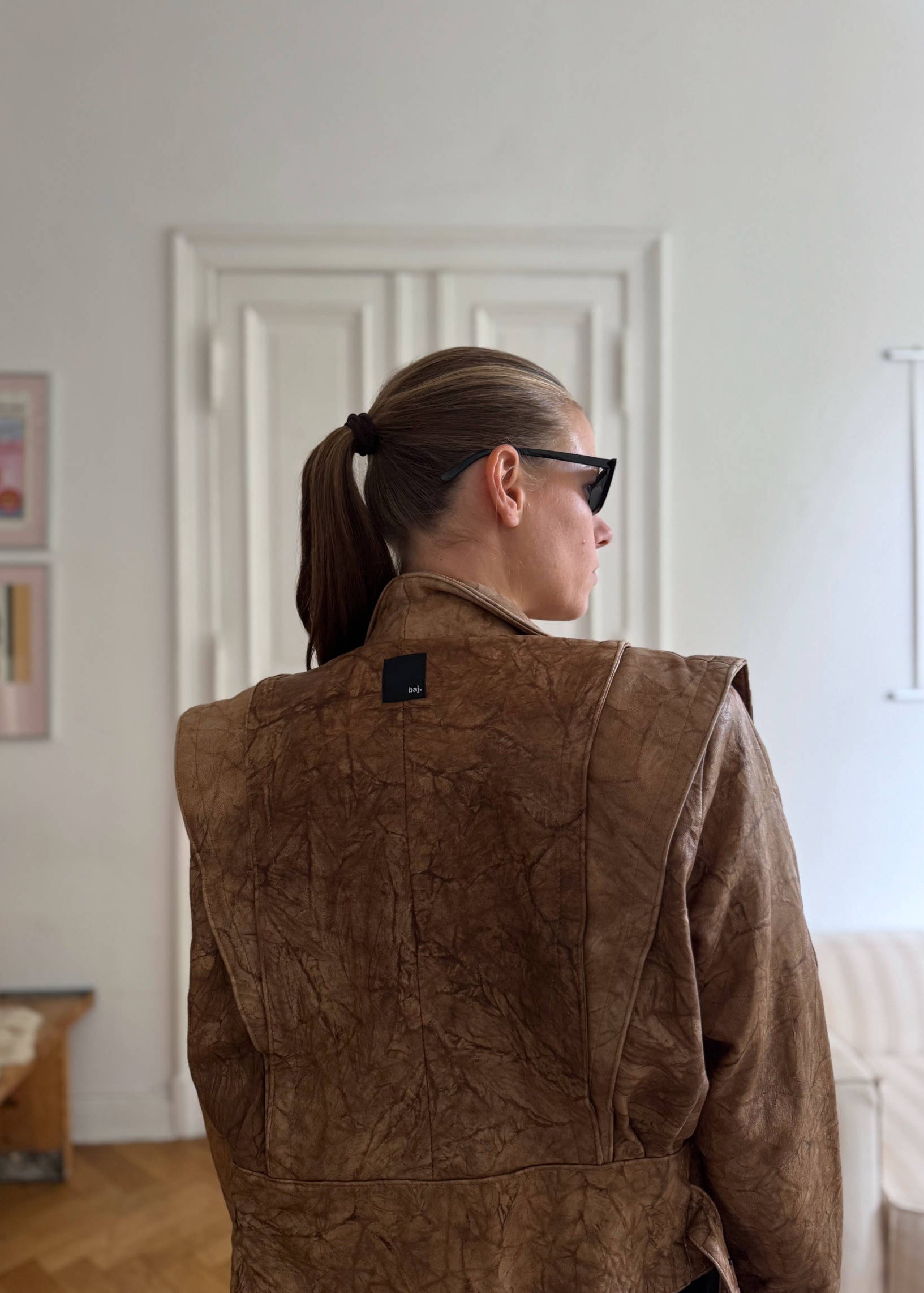 Leather Jacket "CU." - baj.