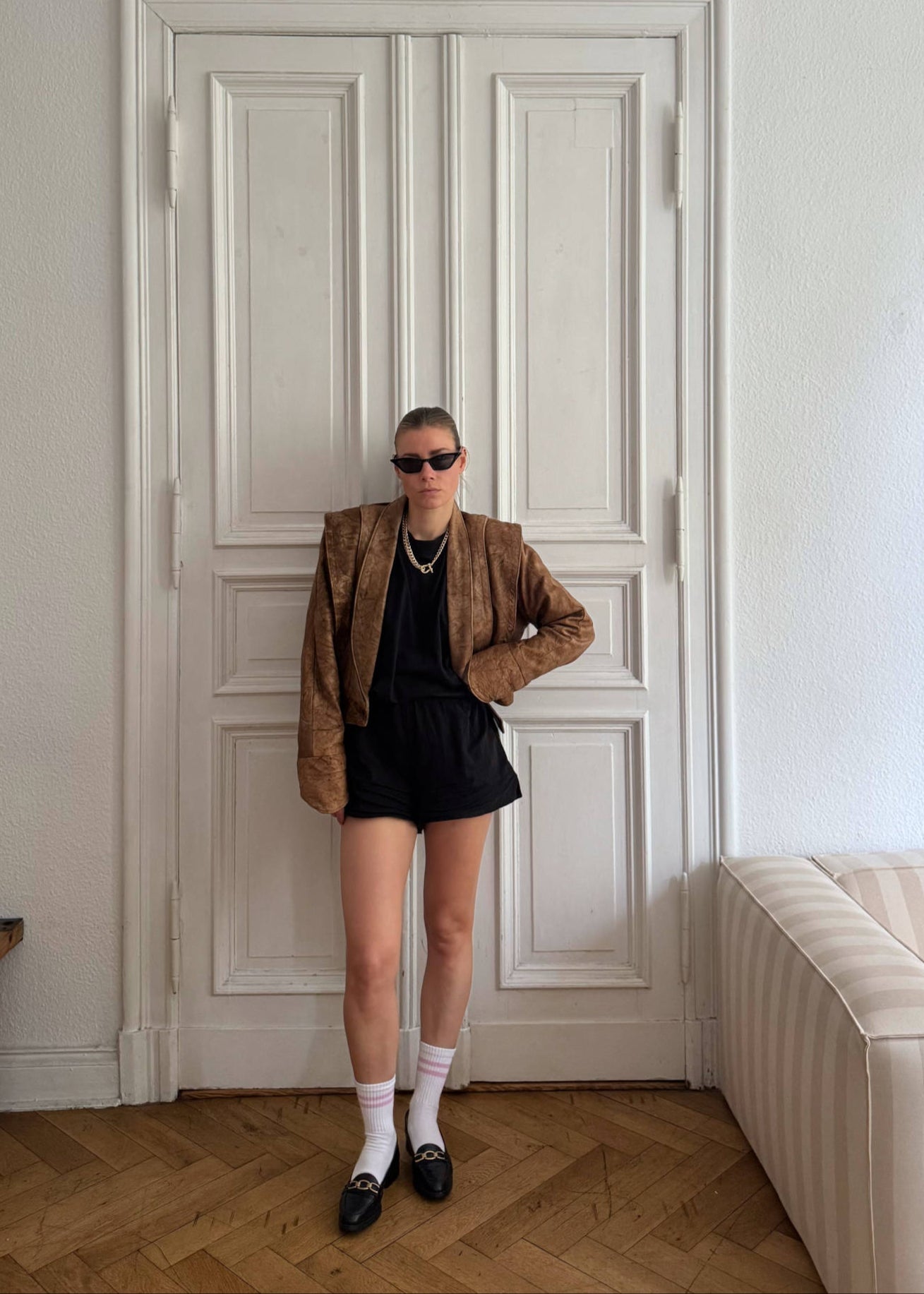 Leather Jacket "CU." - baj.