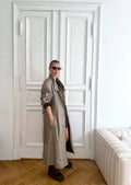 Leather Trech Coat "UNITRE." - baj.