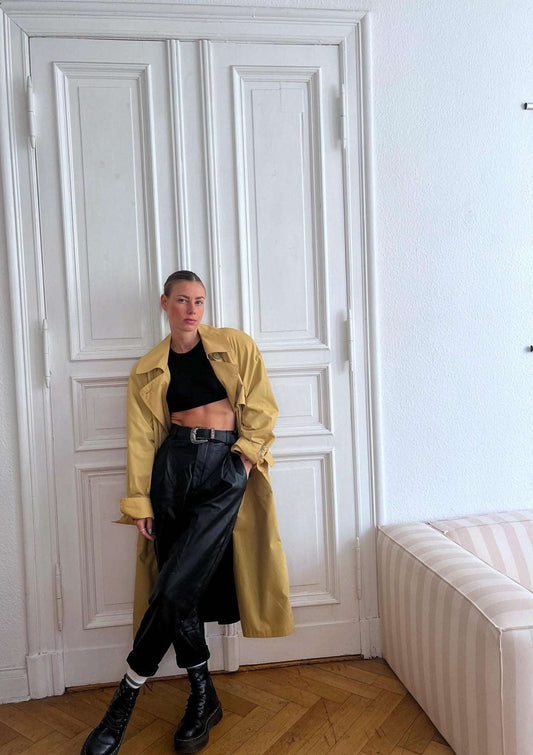 Oversize Trench Coat "YELLI." - baj.